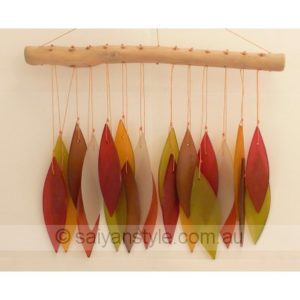 Autumn Leave Glass Chime