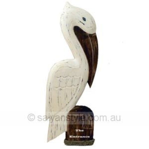 Custom made  Sitting Pelican Wall Hanging