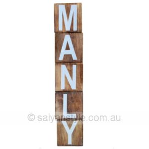 Custom Block Letter Word