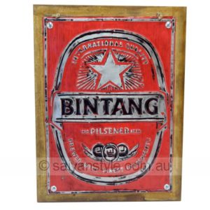 BINTANG - Pressed Metal Sign