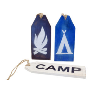 Camping Tags Set of 3 (SKU:31196)