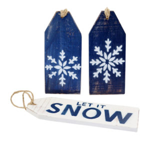 Snow Tags Set of 3 (SKU:31198)